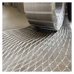 inless Çelik Halat Net, 304 Paslanmaz Çelik Halat Net, 6cm/2mm Esnek Darbe Dayanımı Güvenlik Ağı, Hayvan Kanatlı Bariyer Çit, Düşmeye Karşı Koruma Ağı (3x6m/9.8x19.7ft)