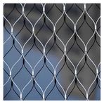 inless Çelik Halat Net, 304 Paslanmaz Çelik Halat Net, Hayvanat Bahçesi Kafes Çiti 6cm/1.5mm Dayanıklı Geyik Eskrim Ağı, Trambolin Güvenlik Ağı Esnek Kablo Güvenlik Örgüsü (1.2x25m/3.9x82ft)