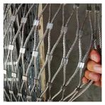 inless Çelik Halat Net, Esnek Paslanmaz Çelik Halat Hasır, Çelik Metal Bahçe Hasır Örgüsü, Korkuluklar için 10cm/3mm Güvenlik Ağı Düşmeyi Önleme Ağı Yüksek İrtifa (Boyut: 3x4m)