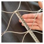 inless Çelik Halat Net, Esnek Paslanmaz Çelik Halat Hasır, Korkuluklar için Güvenlik Ağı 10cm/2mm Bitki Tırmanma Ağı, Çelik Metal Bahçe Hasır Ağları (1x8m)