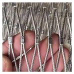 inless Çelik Halat Net, Esnek Paslanmaz Çelik Halat Örgü, Çelik Metal Bahçe Hasır Ağı, 5cm/2mm Korkuluk Güvenlik Ağı, Düşme Önleme Ağı Yüksek İrtifa (Renk: 5cm/2mm, Boyut: 2x7m/6