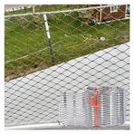 inless Çelik Halat Net, Esnek Paslanmaz Çelik Halat Örgü, Korkuluklar için Güvenlik Ağı 5cm/1.5mm Gerilebilir Korkuluk Dolgu Mesh, Balkon Düşme Önleyici Ağ (Boyut: 1.2x10m)
