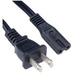 InLine 16654U güç kablosu, güç fişi ABD Euro 8 C7 fiş, 1,8 m