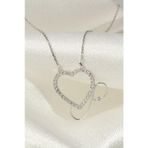 Inlove Kadın Gümüş Sonsuzluk Kolye Kalpli Sonsuzluk Kolye