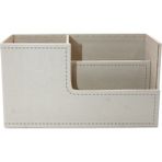 Inn Design Pack Inn Design Beyoğlu Serisi Deri Organizer Kalemlik Dokulu Krem DD-1244