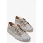 İnna Butikk Vola Kadın Dolgu Sneaker Spor Ayakkabı - Bej