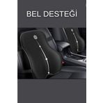 INNDREAM Orjinal Ortopedik Bel Yastığı Sırt Minderi Visco Araç Bel Minderi Araç Sırt Yastıgı.