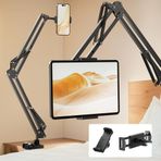 InnoGear Tablet standı ayarlanabilir telefon tutucu döner top kafa pedi standı Kindle tutucu masa yatak başlığı Tablet kol kelepçe montaj havai telefon dağı