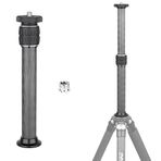 INNOREL ER252C Evrensel 10 Katmanlı Karbon Fiber Tripod Orta Sütun Uzatma Direği Uzatıcı-Tripod İki Bölmeli Orta Sütun Uzatma Çubuğu Tripod Monopod DSLR Kamera için 25,6 mm Tüp