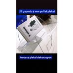 innossa pleksi dekorasyon 8 mm şeffaf pleksi gazetelik & dergilik