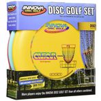 Innova Disc Golf Set, sürücü, orta mesafe ve golf sopası, rahat DX-plastik, renkler değişebilir (3 adet)