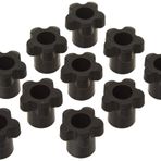 Innovative Components - AN4C----5S2--21 AN4C-5S221 3,5 cm Yıldız topuz delikli 1/4-20 çelik çinko ek siyah pp (10'lu paket)