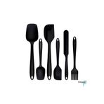 Innoway 6’lı Silikon Yanmaz Yapışmaz Kaşık Spatula Fırça Seti – Isıya Dayanıklı Yapışmaz Set