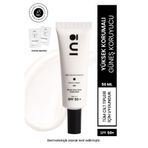 inobeauty Tüm Cilt Tipleri İçin SPF50+ Yüksek Korumalı Ton Eşitleyici Yüz Güneş Kremi 50 ml-00 Clear
