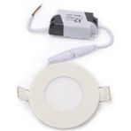 Inoled 2703-03 3 Watt Sıva Altı Yuvarlak LED Panel Armatür - Gri