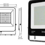 Inoled İnoled 7220-01 200 Watt 6500K Egra Serisi IP66 Beyaz Led Projektör
