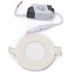 İnoled Sıva Altı Yuvarlak LED Panel Armatür 6500K/ Beyaz