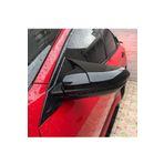 inoltrare Volkswagen Golf 6 2009-2013 Piano Black Parlak Siyah Batman Yarasa Ayna Kapağı