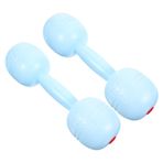 INOOMP 1 Çift Su dolu halter çocuklar egzersiz ekipmanları su egzersizi dambıl seyahat ağırlıkları çocuk oyuncak ışık çocuklar halterle dans ediyor çocuk spor salonu oyuncak karın kası