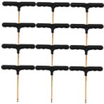 INOOMP 12 Adet Erkek Ve Kız Trampolin Ayakkabı Bağcık Sıkılaştırıcıları Çekiciler Taşınabilir T-kancası Paten Ve Botlar için