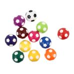 INOOMP 12 Adet masa Tenisi masaüstü futbol topları masa futbolu topları langırt topları masa topları masa futbolu topu masa futbolu kaynağı langırt aksesuarları futbol değiştirme plastik
