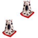 INOOMP 2 Adet Atkı Saten Eşarp Ipek Boyun Eşarbı Ipek Duygu Eşarp Ipek Saç Şal Taklit Ipek Ipek Şal Kadınlar Için Saç ları Saten Kare Yüz Bandana Tayt Baskı Özlemek