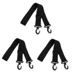 INOOMP 2 Adet El Çantası Paten Tasma Kayak Botu Taşıma Kayışı Snowboard Botu Taşıyıcı Kayışları Buz Pateni Taşıyıcı Kayak Botu Askı Kayışı Naylon Dokuma Tekerlekli Patenle Kaymak