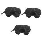 INOOMP 3 Adet Kayak Snowboard Çantası Büyük Büyük Gözlük Çantası Pürüzsüz Fermuarlı Mühür Açık Hava Aktiviteleri İçin Kolayca Açılıp Kapanabilir