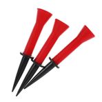 INOOMP 3 Parça Yumuşak Lastik Çivi Lastik Tee Sürüş Aralığı Paspasları Özel Golf Tees Kauçuk Golf Tees Golf Antrenman Tişörtleri Tee Toplu Golf Sopası Plastik Yüksek Ribaund Alet
