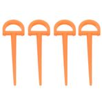 INOOMP 4 Adet Şişme Kale Çadır Çivisi Süslemeler Için Bahçe Kazıkları Çadır Kazığı Mandalları Kamp Kazıkları Ağır Çadır Kazıkları Kar Çadırı Kazıkları Gölgelik Ultra Hafif Plastik Yığın