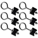 INOOMP 6 Paket Trampolin Vidaları Trampolin Çapası Için Yedek Set Galvanizli Çelik Trampolin Boyutlarına Uygun Sağlamlık