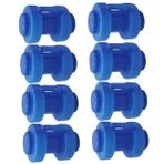 INOOMP 8 Adet Trampolin Ucu Abs Plastik Direk Kapakları Değiştirme Için Aşınmaya Dayanıklı Küçük Trampolin Parçaları