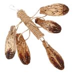 INOOMP Ahşap Kuş Çiğneme Oyuncakları: Papağan Yiyecek Arama Parçalayıcı Oyuncak Kuş Asılı Kafes Oyuncak Muhabbet Kuşu Papağanının Çiğneme Oyuncakları Azı Dişi Kuş Kafesi Kuş