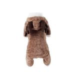 INOOMP Büyük Köpek Noel Baba Kostümü Evcil Hayvan Kıyafeti Noel Elk Tulum Sıcak Evcil Hayvan Mont Beden L