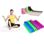 INOOMP Halter Bantları Yoga Direnç Bandı Kalça Bantları Egzersiz Gerginlik Bantları Streç Egzersiz Bandı Omuz Streç Bant Bacak Demeti Spor Germe Bandı Germe Kayışı Ev Kol Ipi Fitness Mor