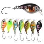 INOOMP Yapay Balıkçılık Yemleri 21g Mini Yağ Yemi Tekrar Kullanılabilir Balıkçılık Yemleri Seti Bass Panfish Için Batan Yem Yemleri