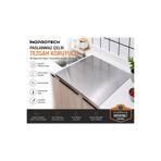 İnoprotech 304 Paslanmaz Tek Bükümlü Metal Tezgah Koruyucu Ve Kesme Tahtası 60*50 CM 1 Adet