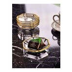 İnova Home Decor Gold Detaylı Fida Cam Çerezlik-Sosluk Takımı 6'lı