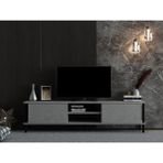 İNOVASYON MOBİLYA ALORA TV ÜNİTESİ RETRO GÜMÜŞ 150 CM