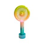 Inovaxis Mini El Fanı Taşınabilir Serinletici Işıklı Şarjlı Vantilatör 3 Kademeli Hız Ayarı