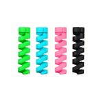 Inovaxis Spiral Silikon Set Şarj Kablosu Kulaklık Kablosu Koruyucu