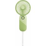İnovaxis Taşınabilir Mini Fan USB Şarjlı El Vantilatörü 3 Kademeli Sessiz Vantilatör - Yeşil