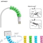 Inovaxis Universal 4'lü Spiral Renkli Kablo Koruyucu