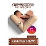 İnowia YUZA-Eyeliner Stamp-Kahverengi-Çift Taraflı-Suya dayanıklı
