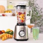 Inox 1.5 Lt Cam Hazneli Inox Smoothie Blender; Ile Buz Gibi Smoothilerden , Pratik Kahvaltılara, Bebek Mamalarından Pürelere Dilediğiniz Lezzetleri Kolaylıkla Hazırlayabilirsiniz. Buz Kırma Öz