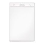 İnox 110 x 160 mm Dikey Büyük Yaka Kart Poşeti