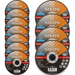 Inox 115X1,0X22 Düz Krom Kesme Taşı 10'lu Paket