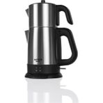 Inox Çay Makinesi, Şık ve Modern Tasarım, Gri Renk, Kolay Kullanım - Altın - Gri