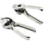 Inox Metal Limon Sıkacak Kollu Pres Modeli 20CM (4767) - AGT3956-6354