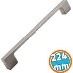 İnox Metal Mobilya Mutfak Çekmece Dolap Dolabı Kapak Kulbu Kulpu Kulpları (224 Mm - 22.4 Cm)